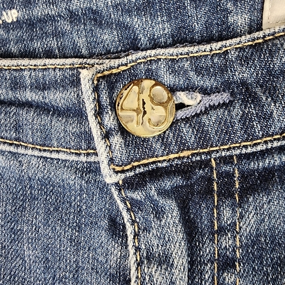 AG Adriano Goldschmied The Prima Roll Up Cigarette Leg Jean Medium Wash Size 28R - Picture 6 of 16